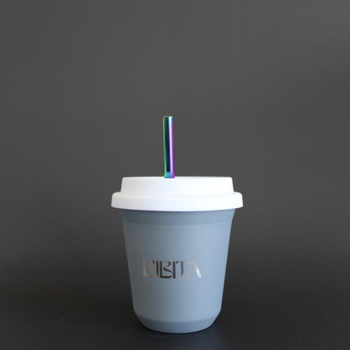 Medium | Cloud | Straw Lid (White) & Straws