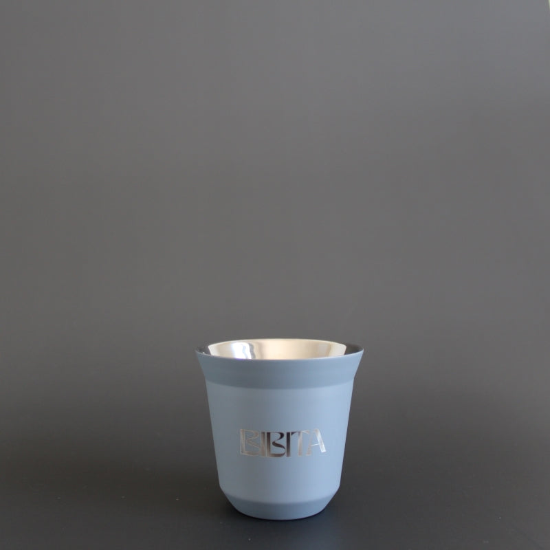 BIBITA | Small Double Wall Stainless Steel Reusable Cup | Cloud Grey